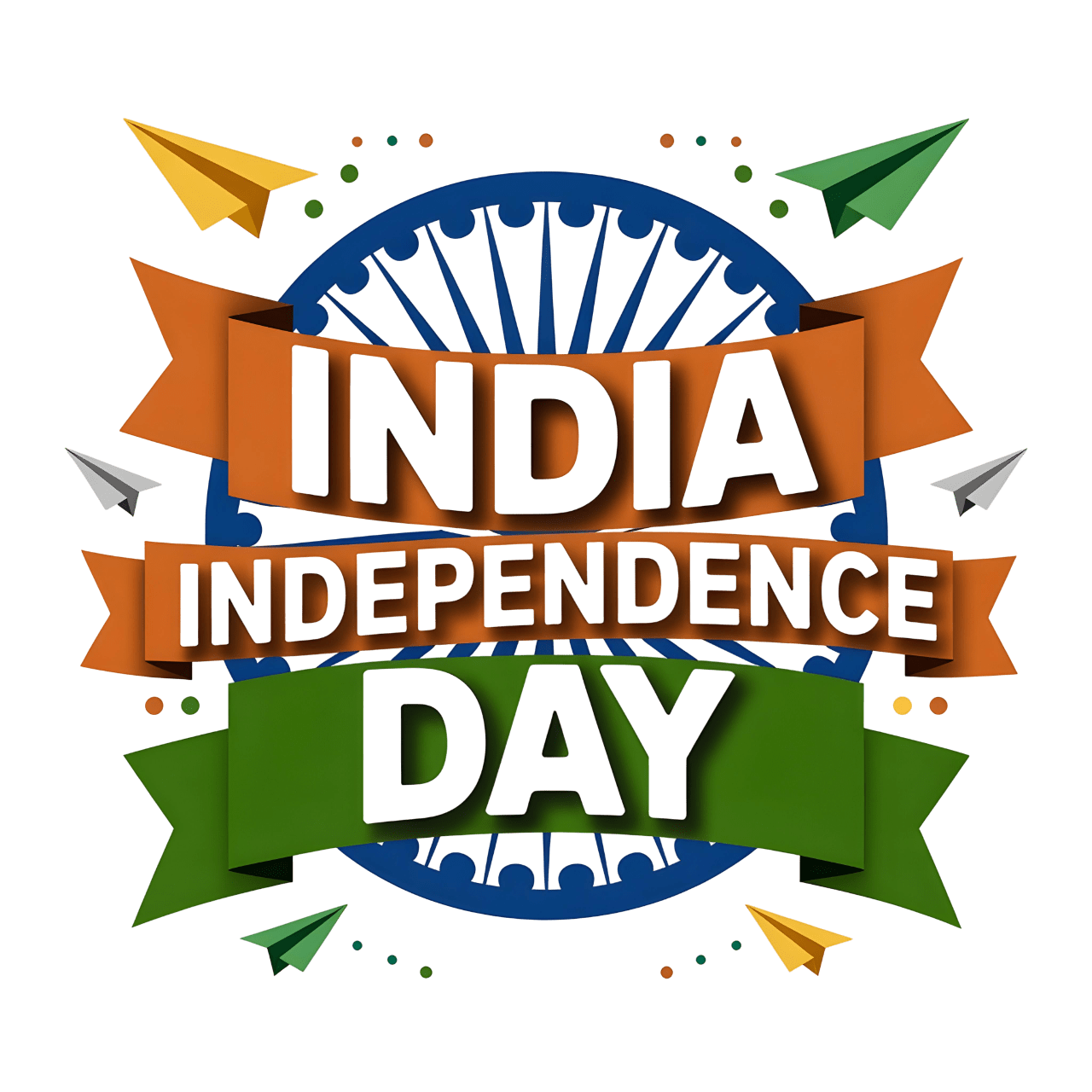 Download High-Quality Independence Day PNG for 15th August