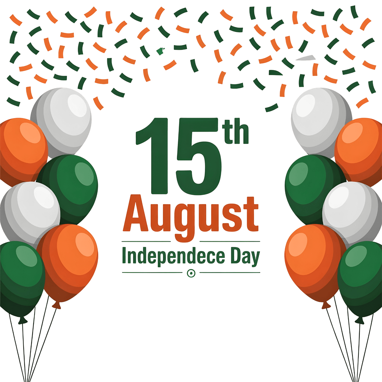 15th August PNG Collection for Patriotic Designs