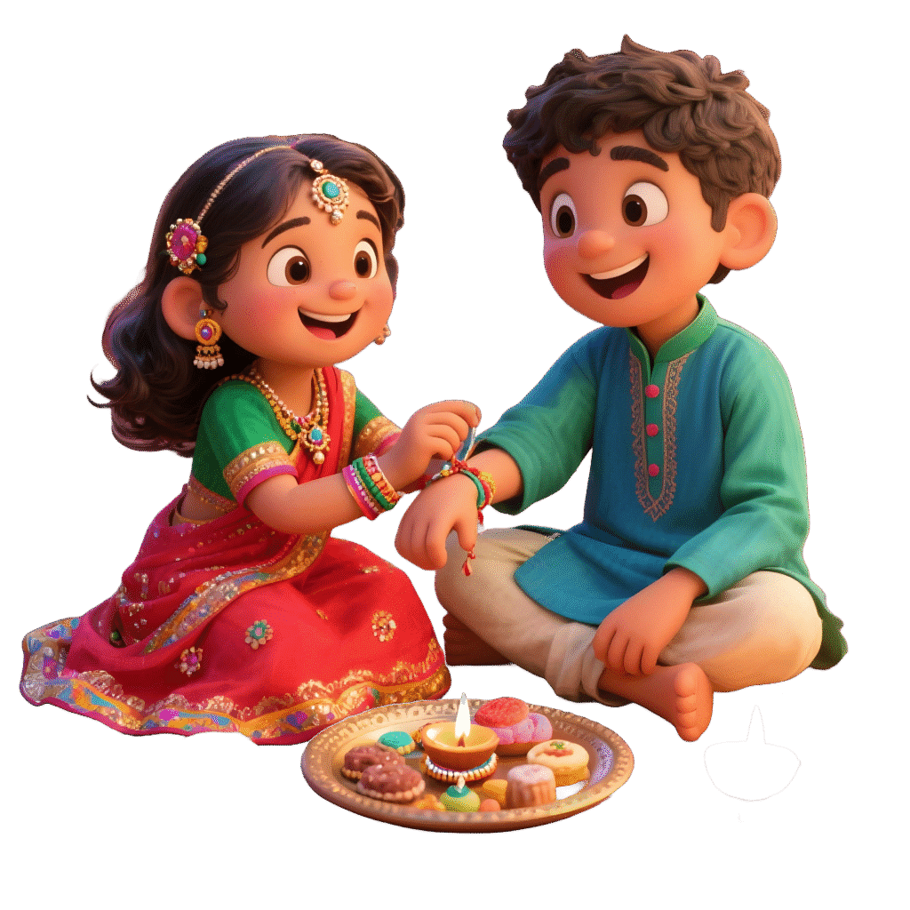 Happy Raksha Bandhan PNG – Share the Joy with High-Quality Images Raksha Bandhan PNG
