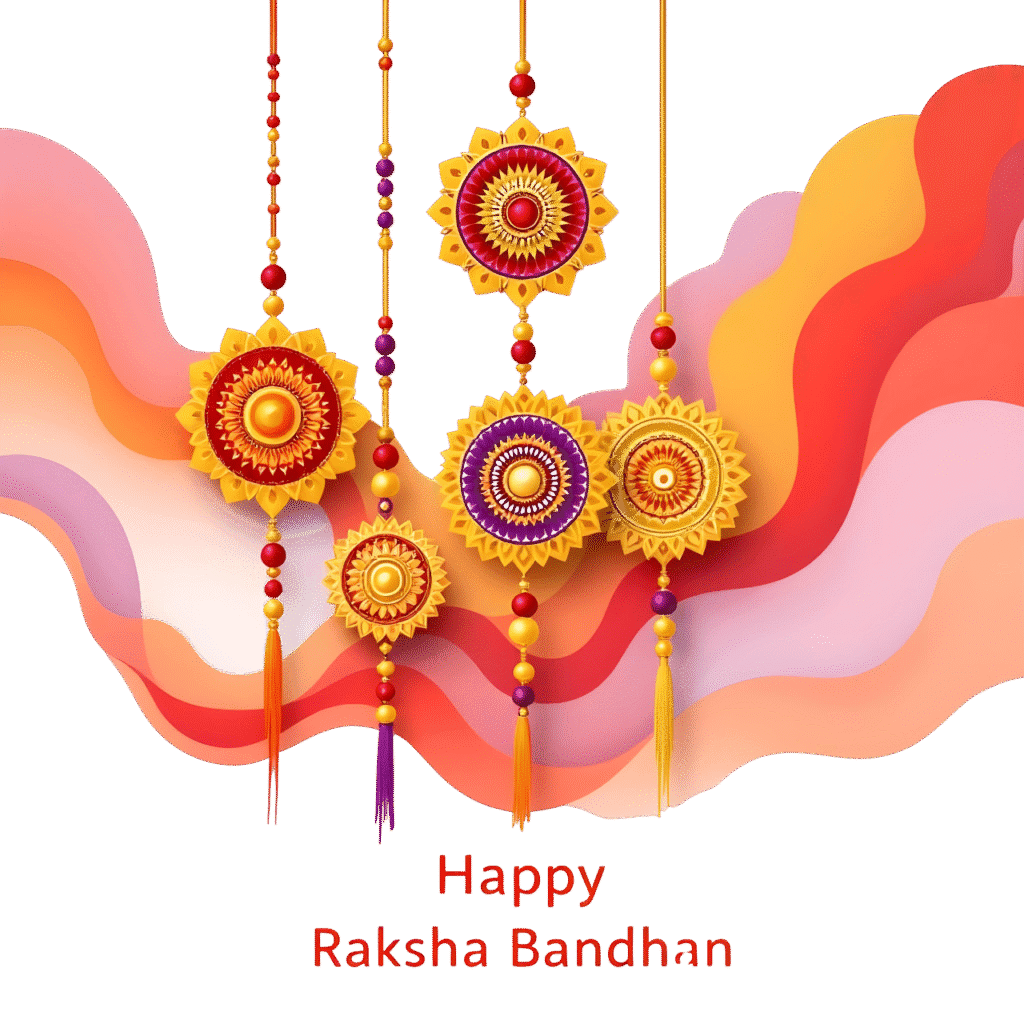 Stylish Rakhi Logo PNG – Share Love and Tradition Raksha Bandhan PNG