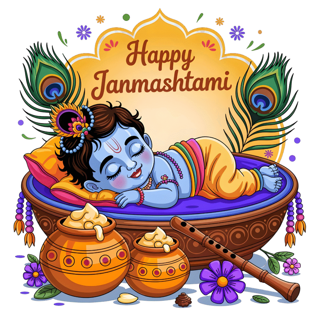 Free Krishna PNG for Janmashtami 2025 Free Krishna PNG