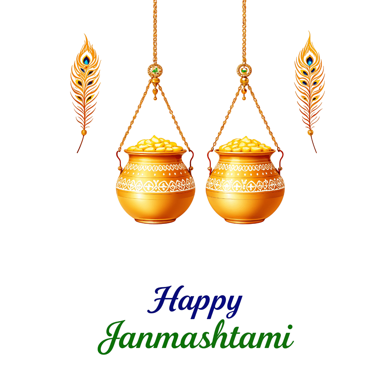 High-Resolution Janmashtami PNG