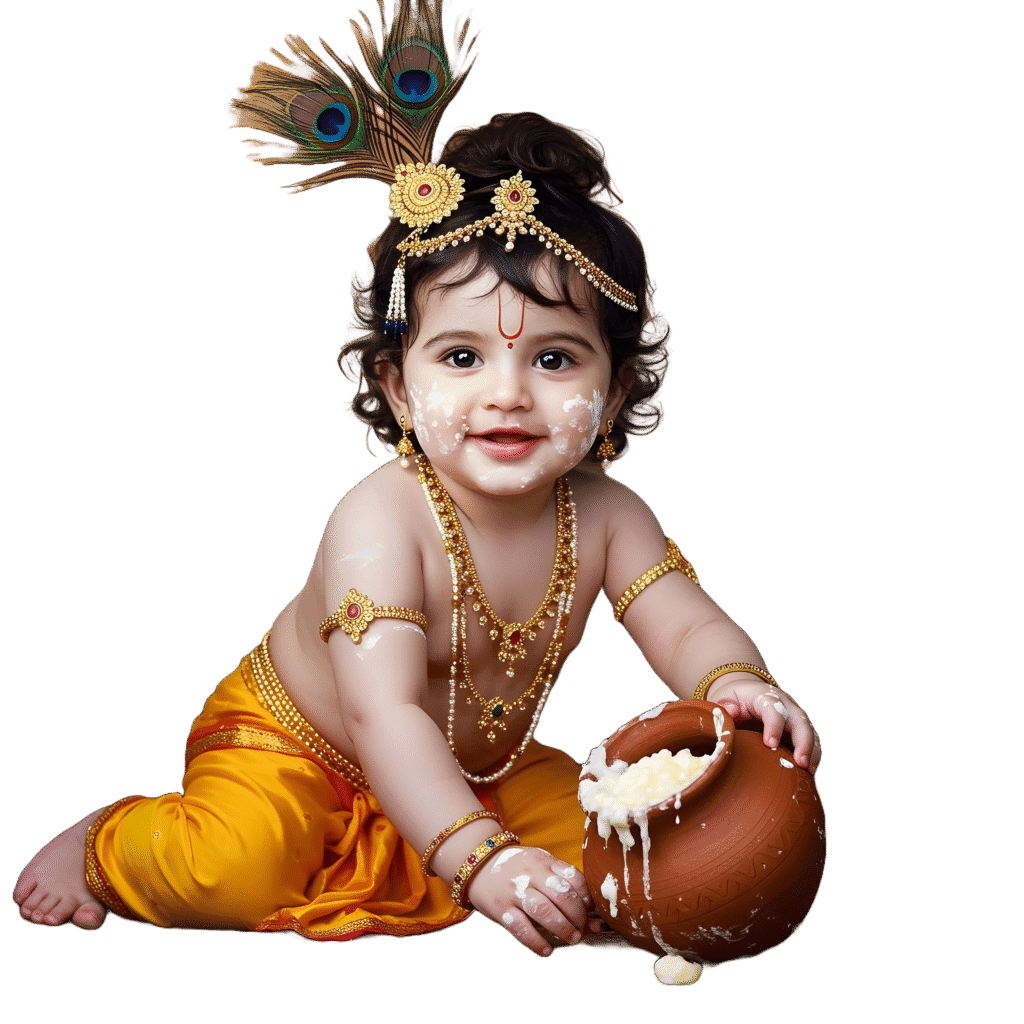 Lord Krishna Transparent PNG for Janmashtami Festival Lord Krishna Transparent PNG