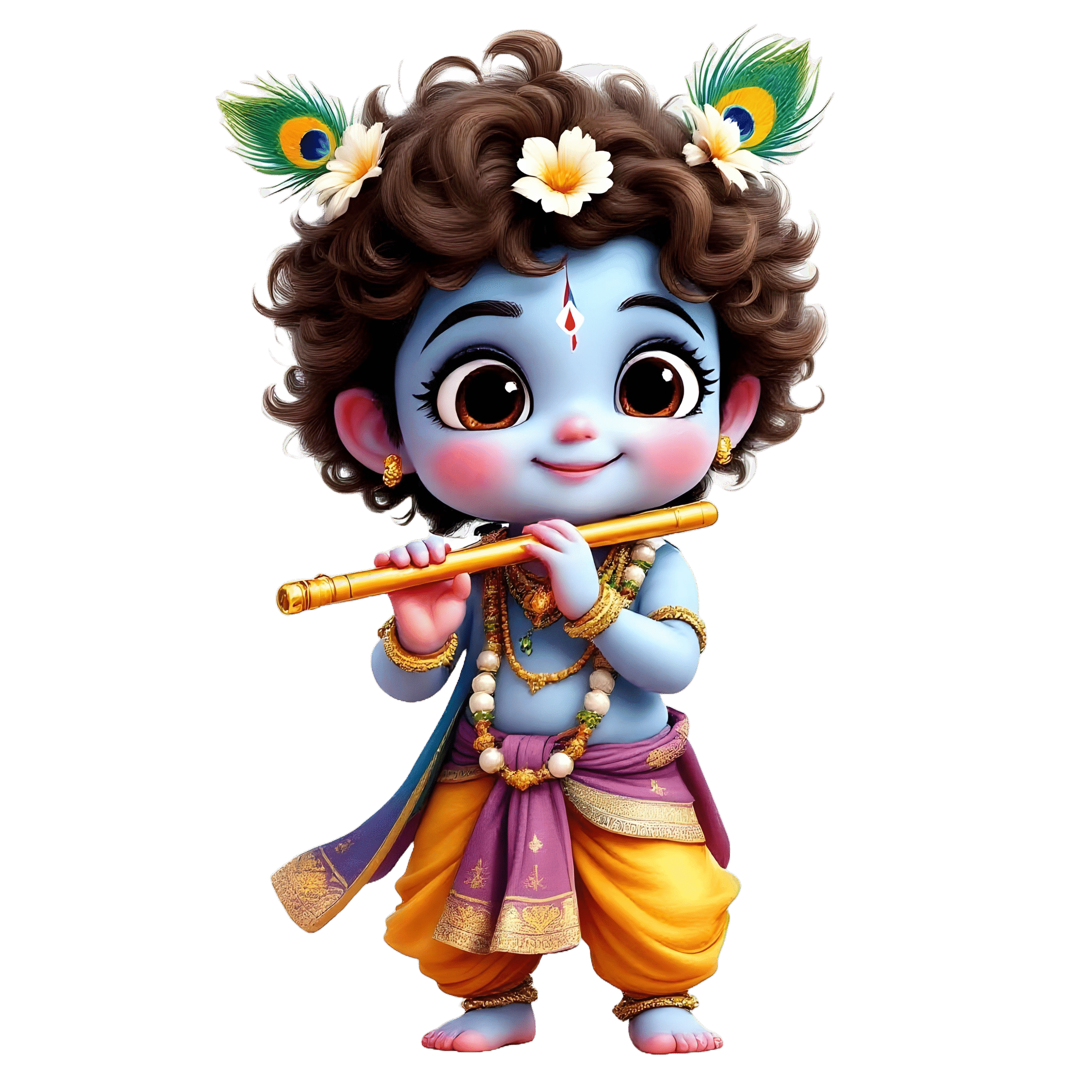 Transparent Krishna Images